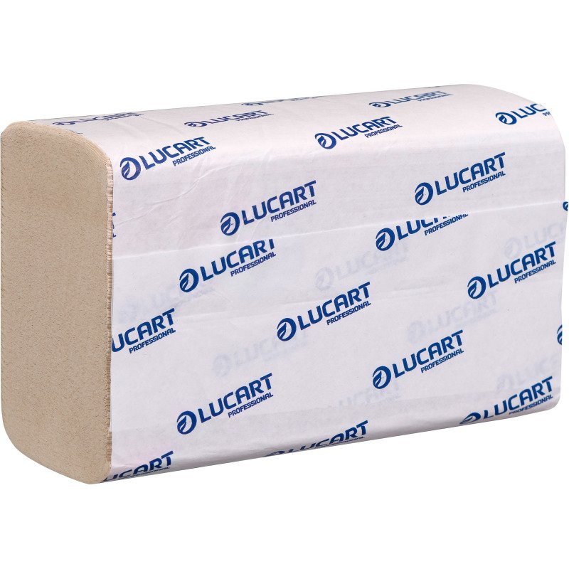 Papier essuie-mains pliage enchevêtré Lucart EcoNatural Z20 – Carton de 3000