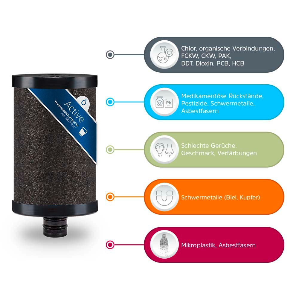 Alb Filter Aufrüstset Active Silber