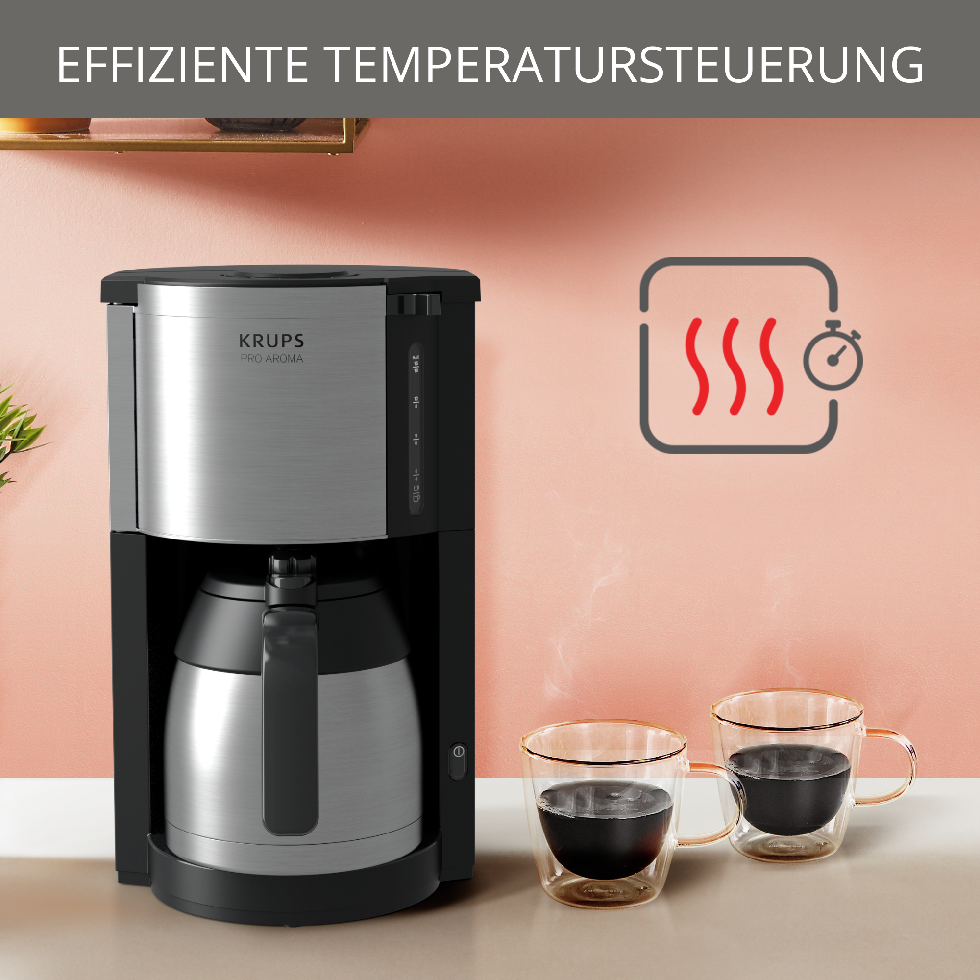 ProAroma Thermo Filterkaffeemaschine KM305D