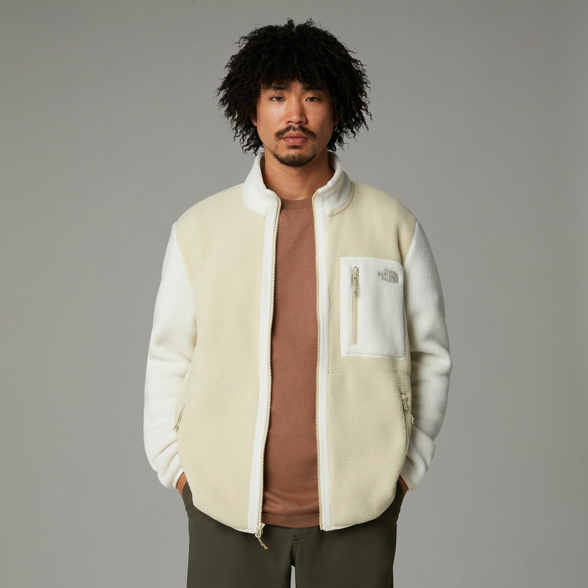 THE NORTH FACE<br>Suéter de lã com gola alta e zíper Yumiori