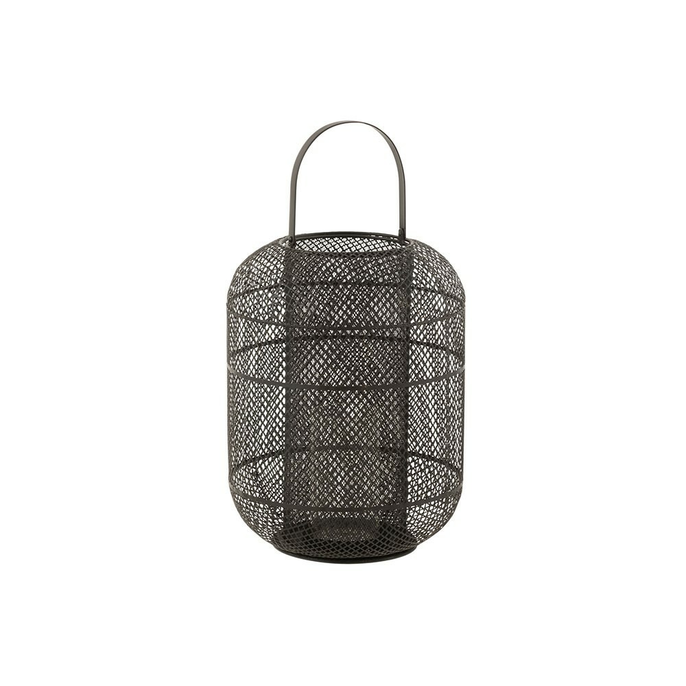 Lanterne donny metal noir
