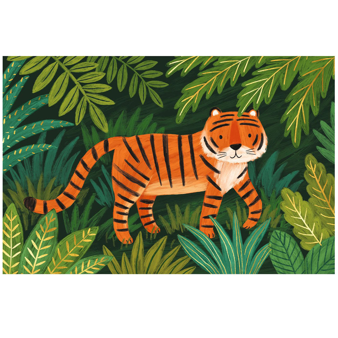 djeco verjaardagsuitnodigingen jungle animals - 8st