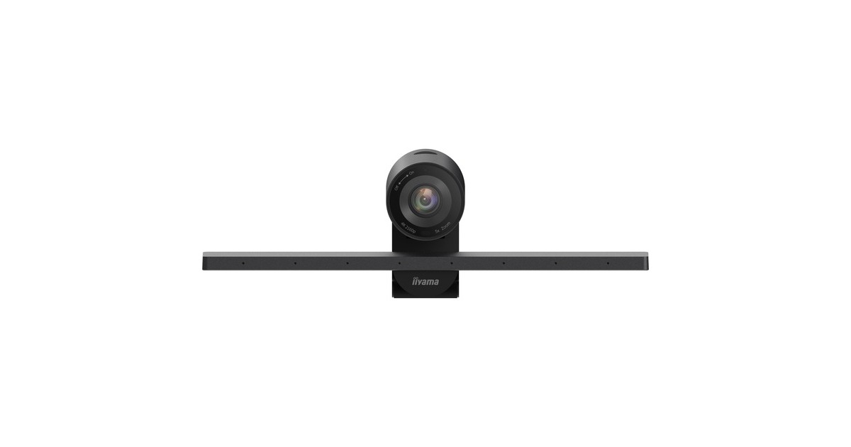 iiyamaUC-CAM10PRO-MA1 Professionele 4K-webcam  (Zwart, USB Type-C)