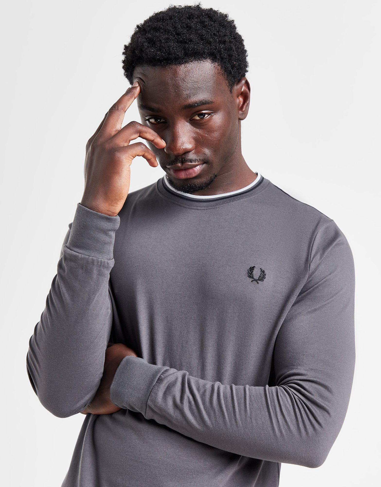 Fred Perry T-shirt Manches Longues Homme