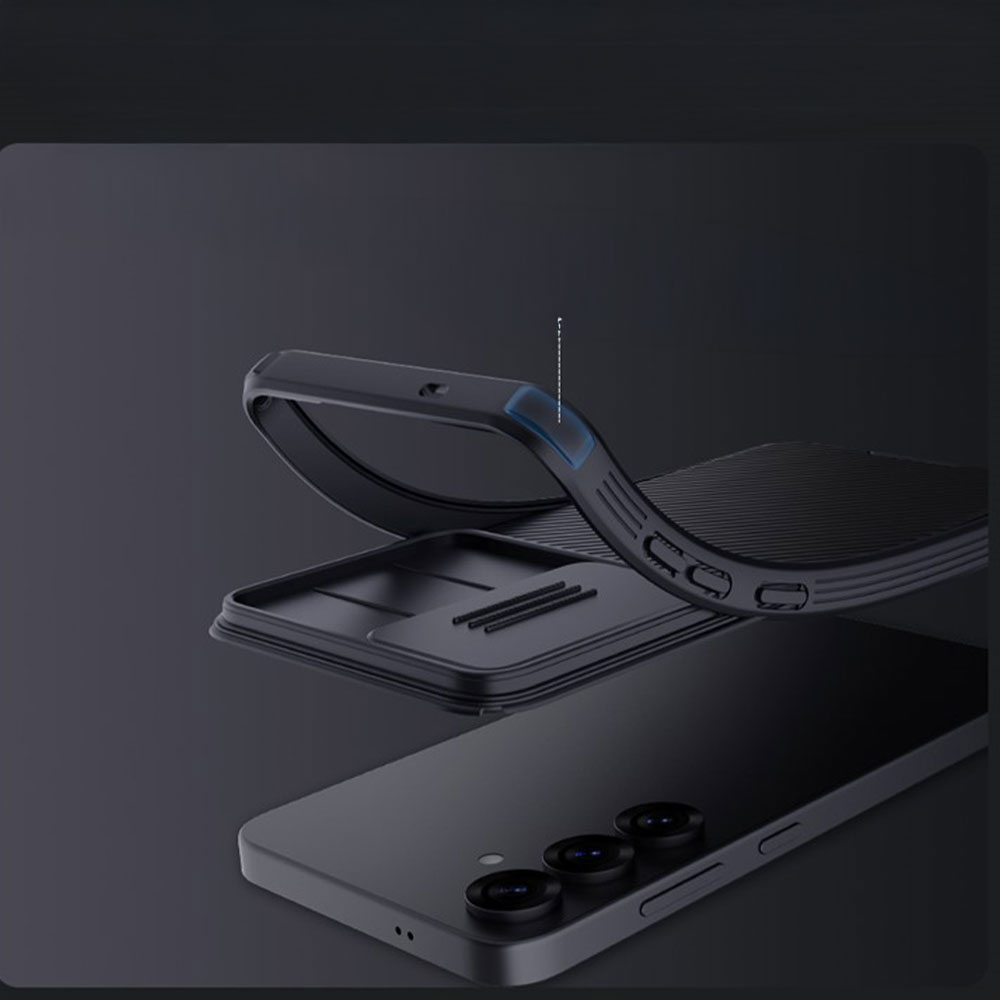 Samsung Galaxy S25 Ultra Schutz Hülle Cam-Slider Kameraschutz - Grün