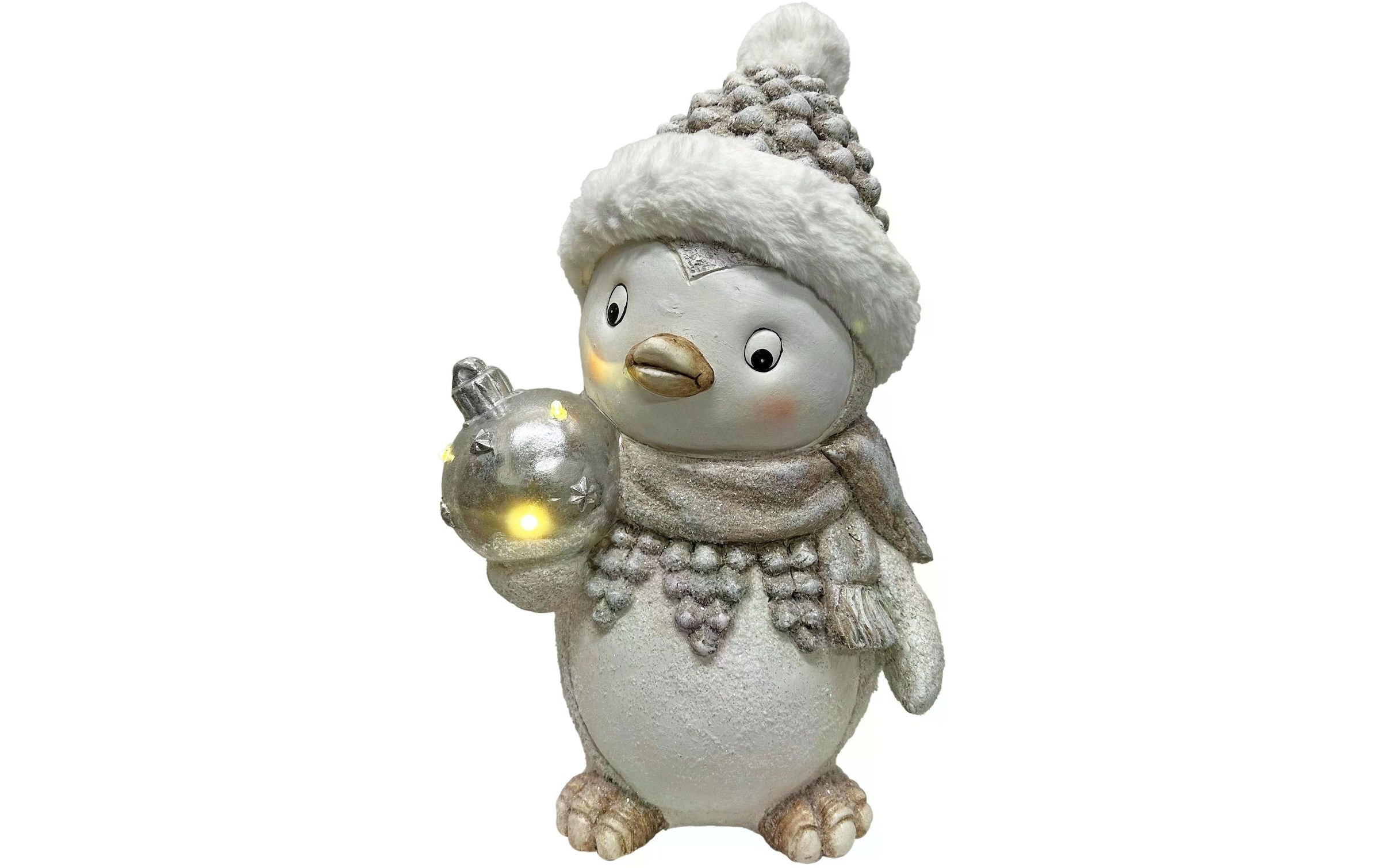 LED Dekofigur »Dameco Pinguin 3 LEDs« Warmweiss