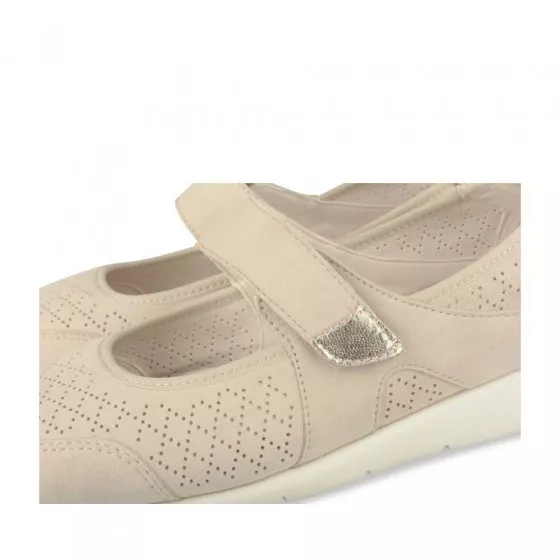 Ballerines BEIGE NEOSOFT FEMME CUIR