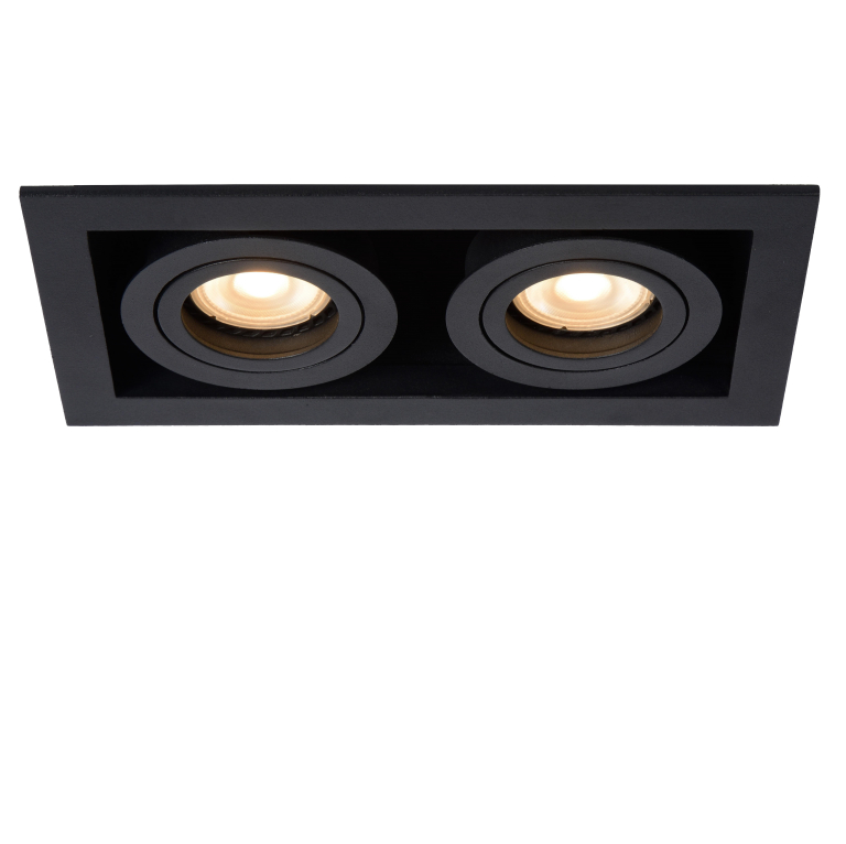 Lucide Chimney 2 spot inbouw zwart