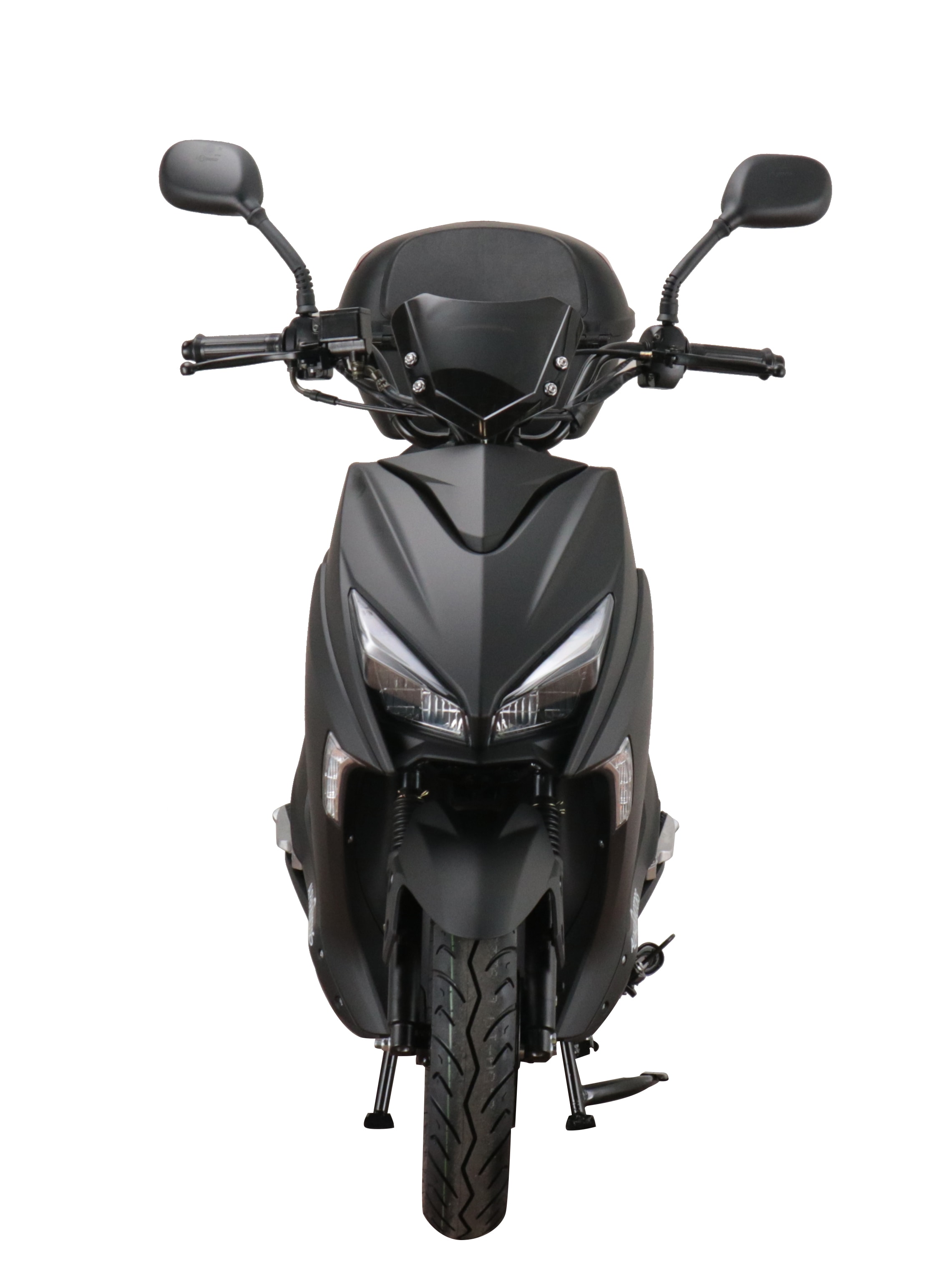 Alpha Motors Motorroller Speedstar FI 50 ccm 45 km/h EURO 5 mattschwarz inkl. Topcase
