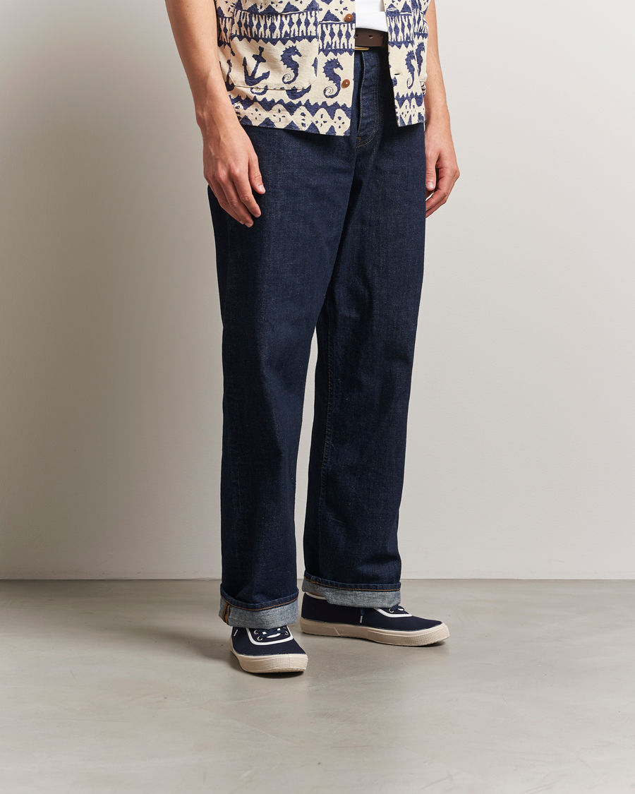 Novesta Cotton Deck Shoe Navy
