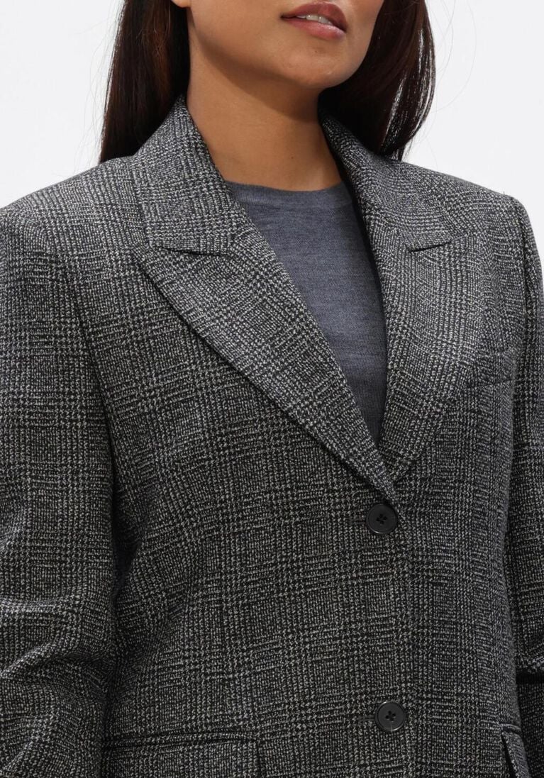 grijze dorothee schumacher blazers graphic elegance jacket