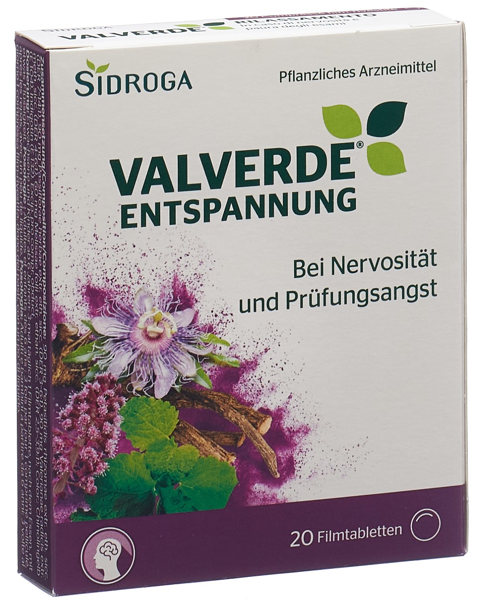VALVERDE Entspannung<br>20 Stück, Blister, Filmtablette