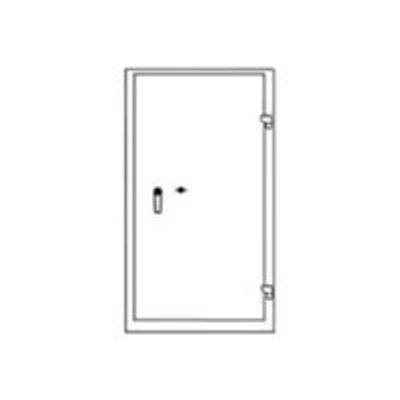 Reskal BM1260 - Armoire forte 211L - à clé - acier blanc