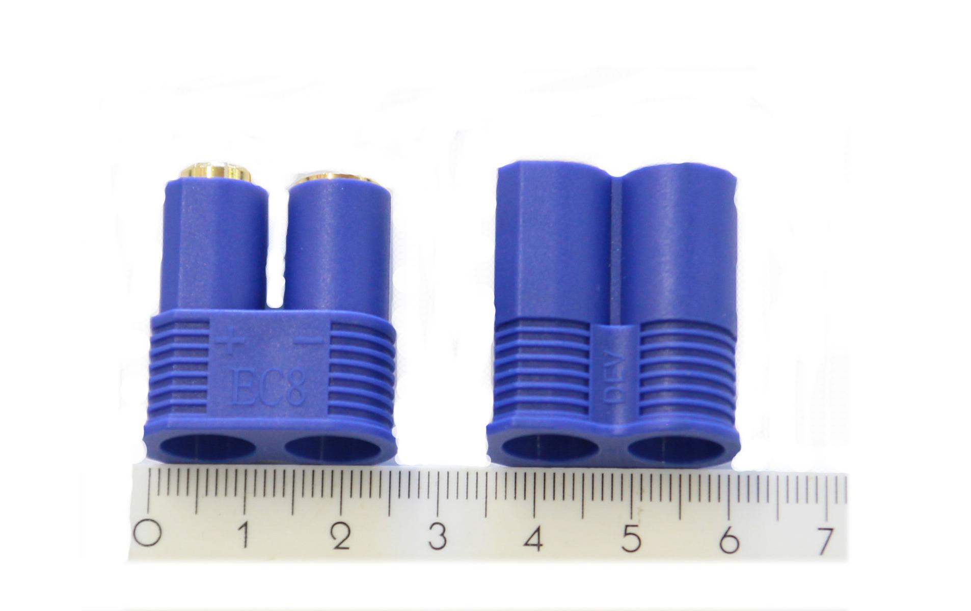 Stecker EC8 1 PaarEC8 Akkustecker