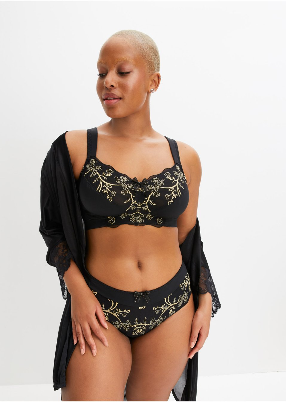 Soutien-gorge sans armatures avec polyamide recyclé