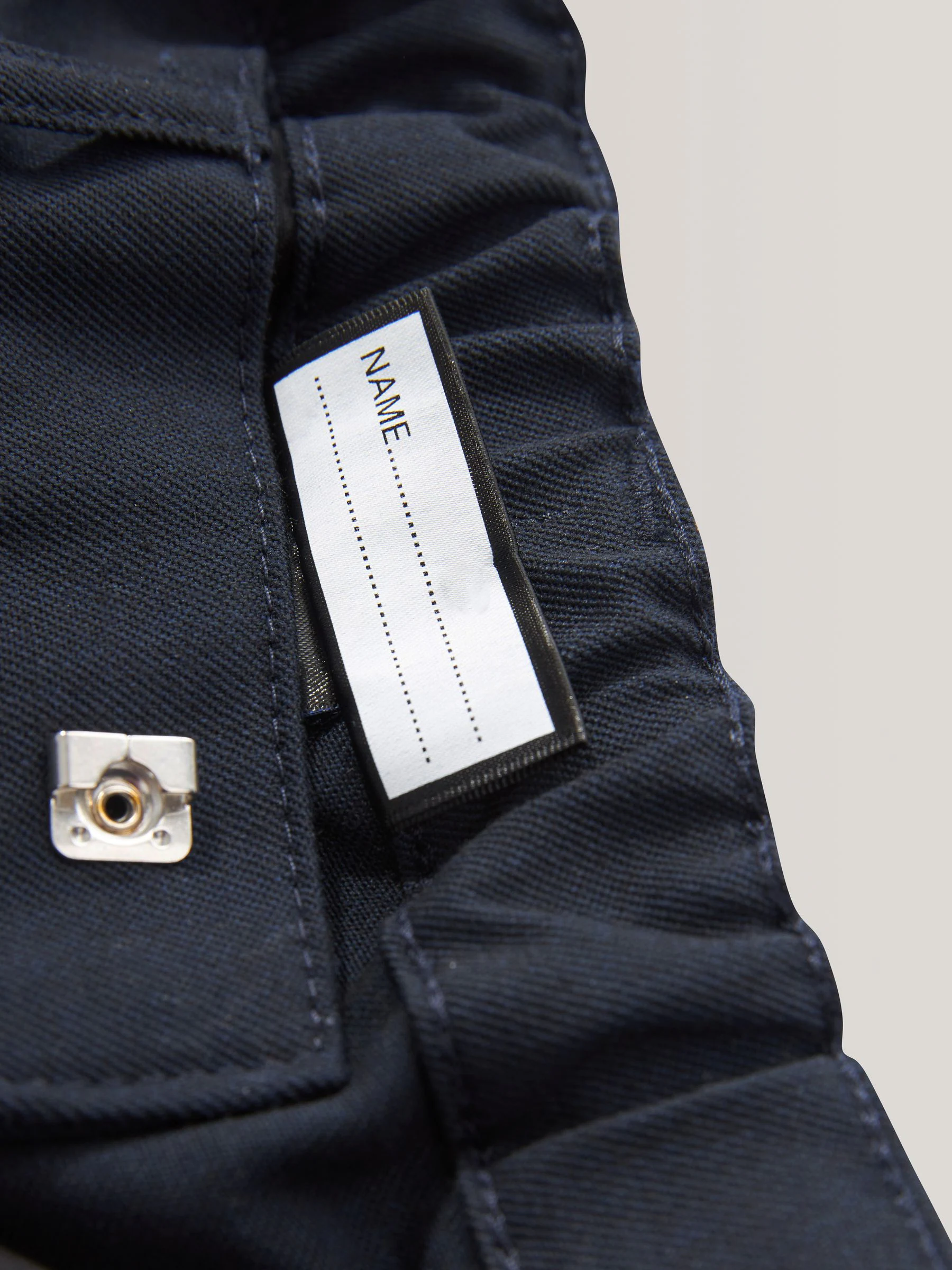 Marineblauw - Schoolbroek met geplooide voorkant (3-17 jr)