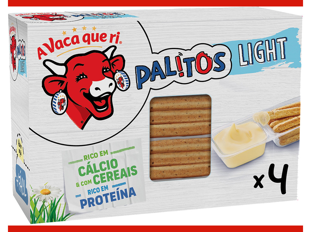 QUEIJO LIGHT A VACA QUE RI PALITOS 4X35GR