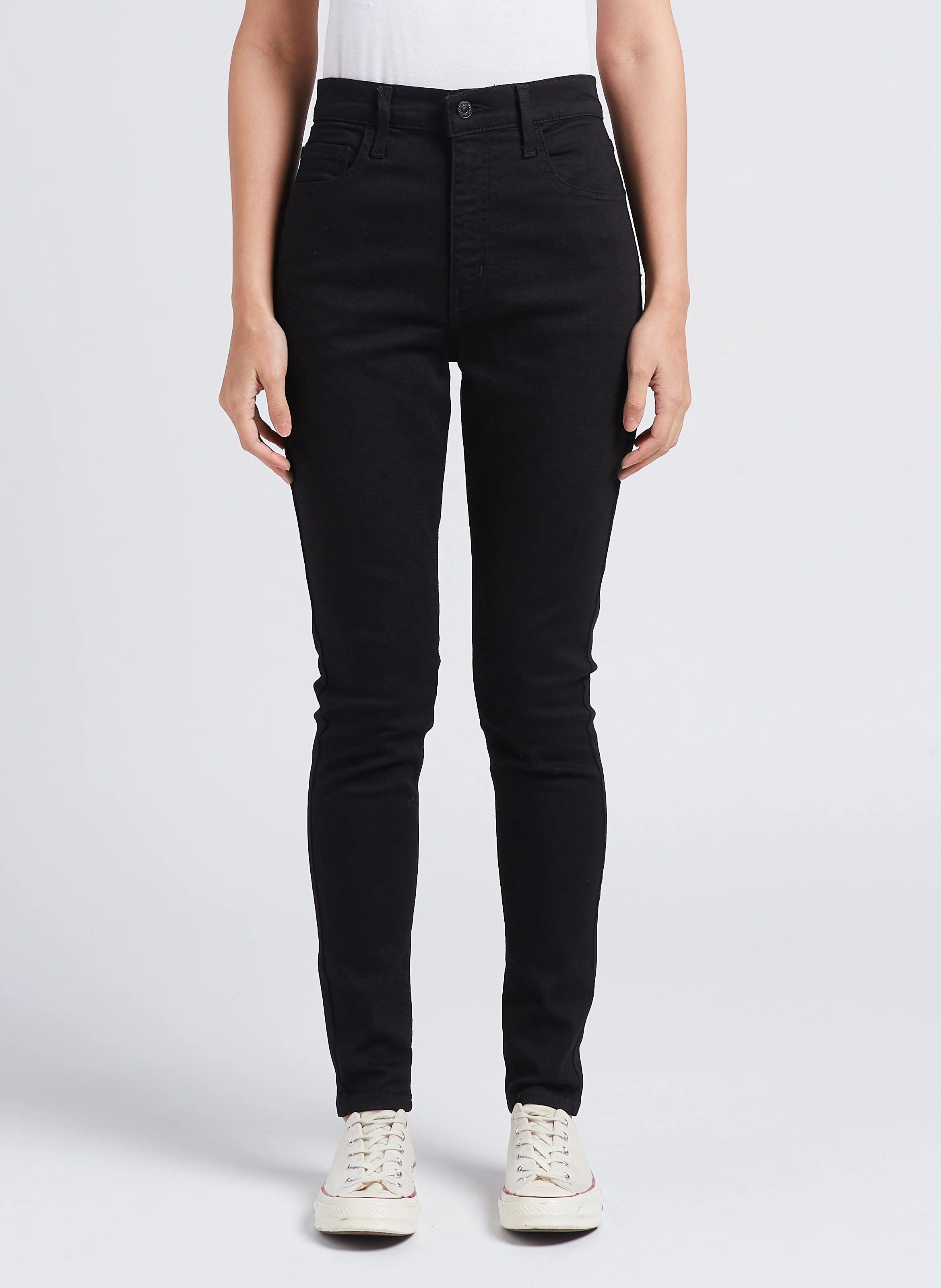 720 HIRISE SUPER SKINNY - Jean skinny taille haute en coton mélangé| Noir