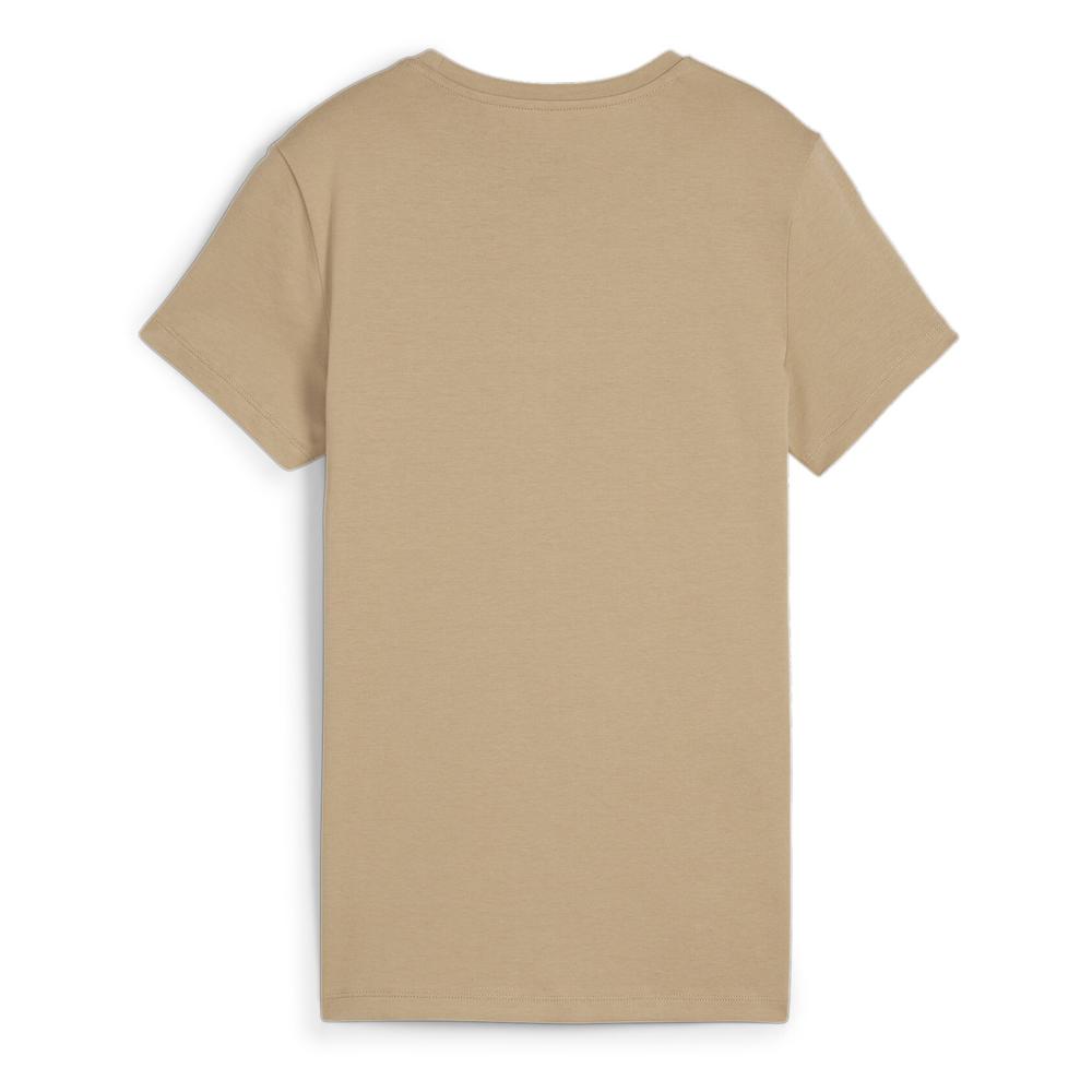 Puma T-shirt Marron Femme Puma Ess+ Embroid