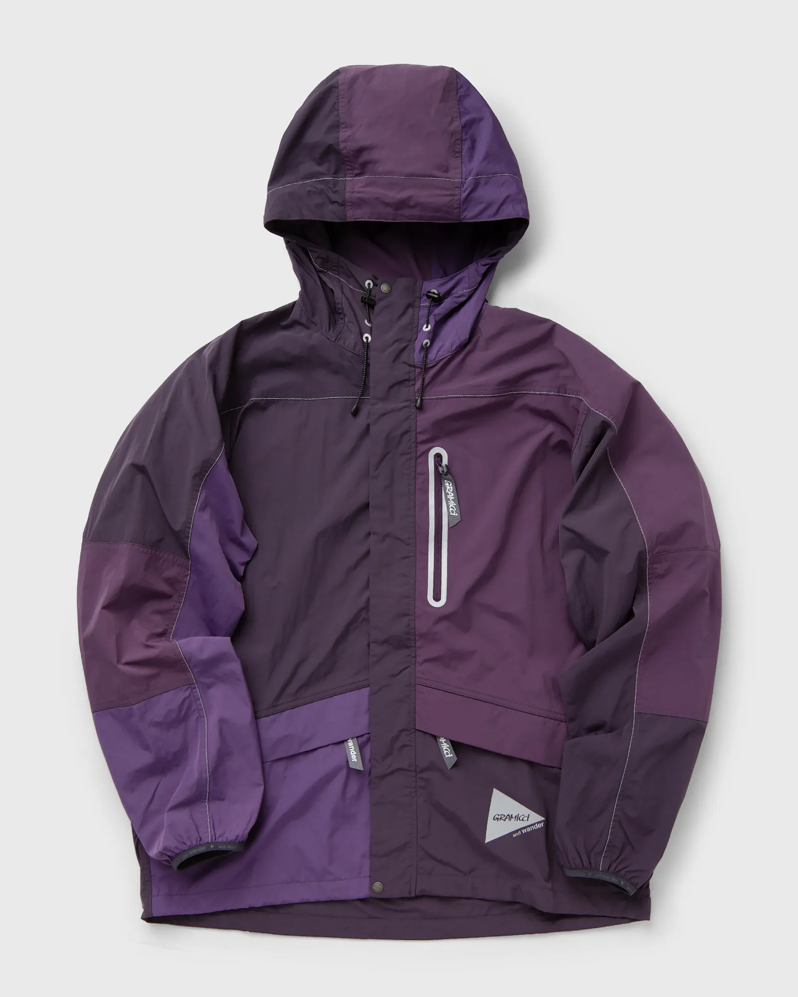 Gramicci x AND WANDER PATCHWORK WIND HOODIE