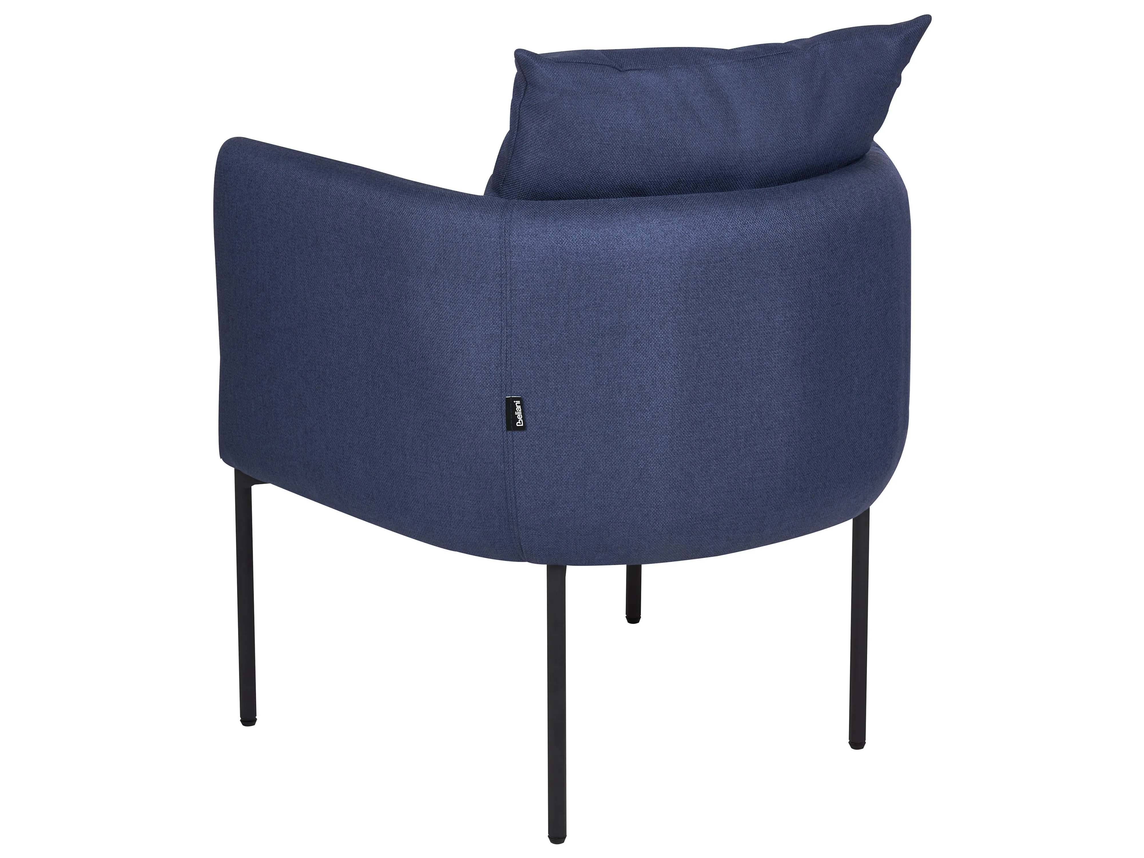 Bankenset 5-zits MALMOS Kunstlinnen Kunstleer Donkerblauw