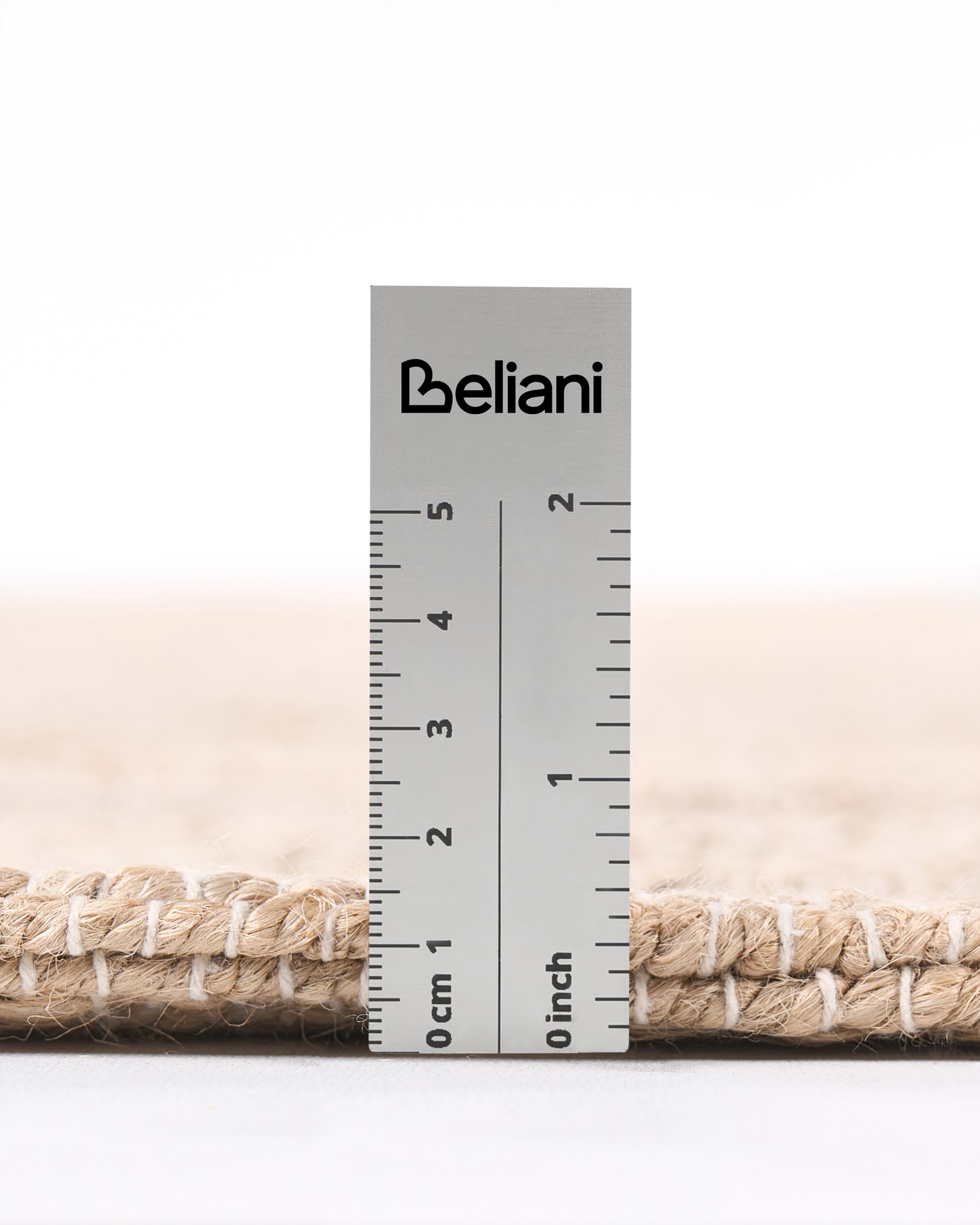 Vloerkleed AMRAVATI Beige/groen 80 x 300 cm Jute