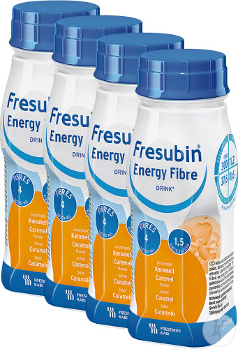 Fresubin Energy Fibre Drink Caramel Flacons 4x200ml