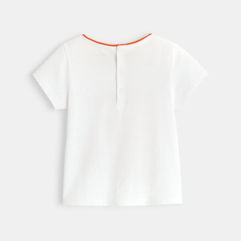 T-shirt imprimé animaux orange bébé fille Orange