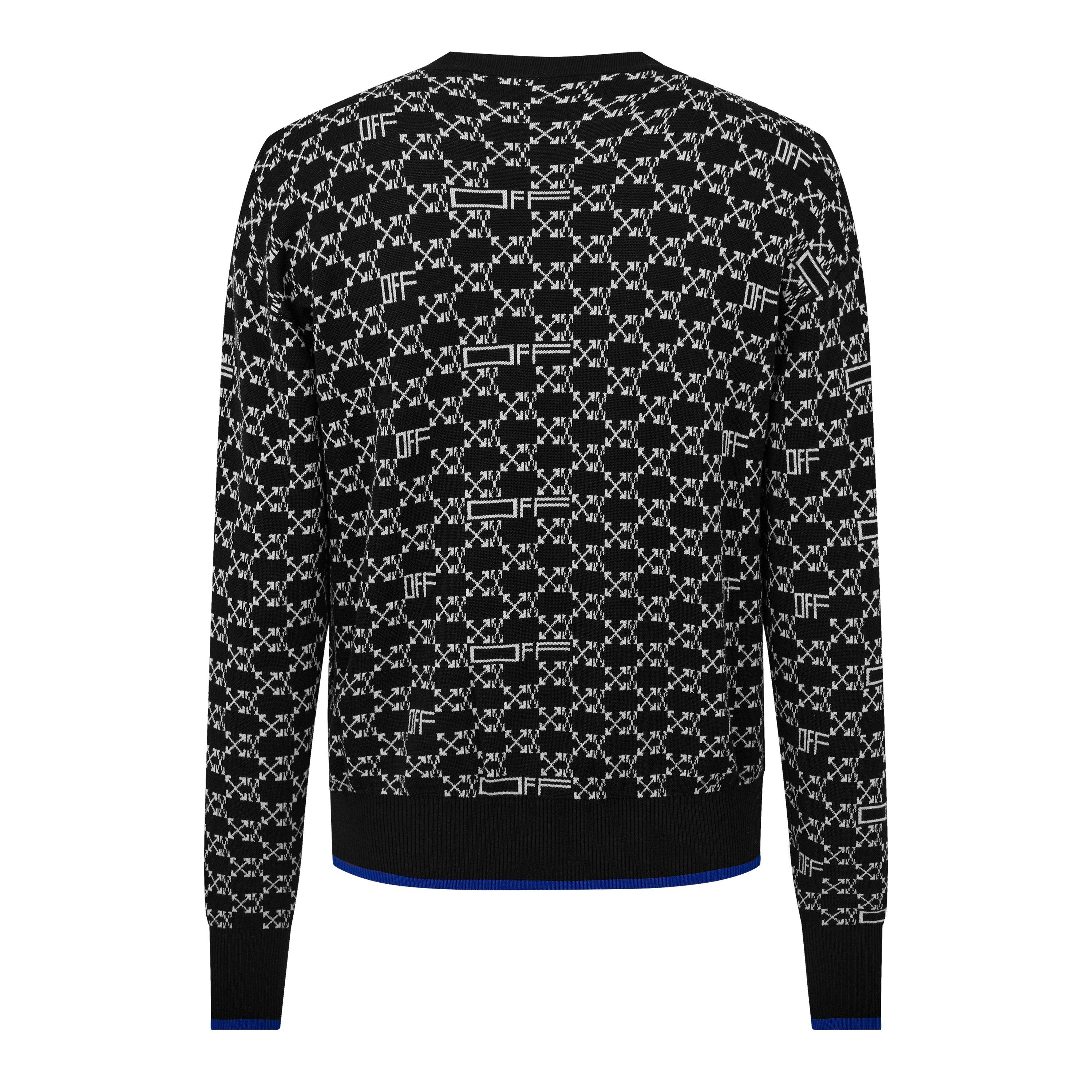 Off White All-Over Monogram Jumper