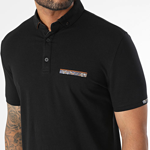 Polo Manches Courtes Noir