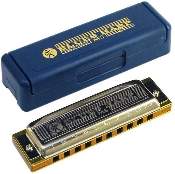 Hohner - Blues Harp MS - Mondharmonica - G - 1 Stuk