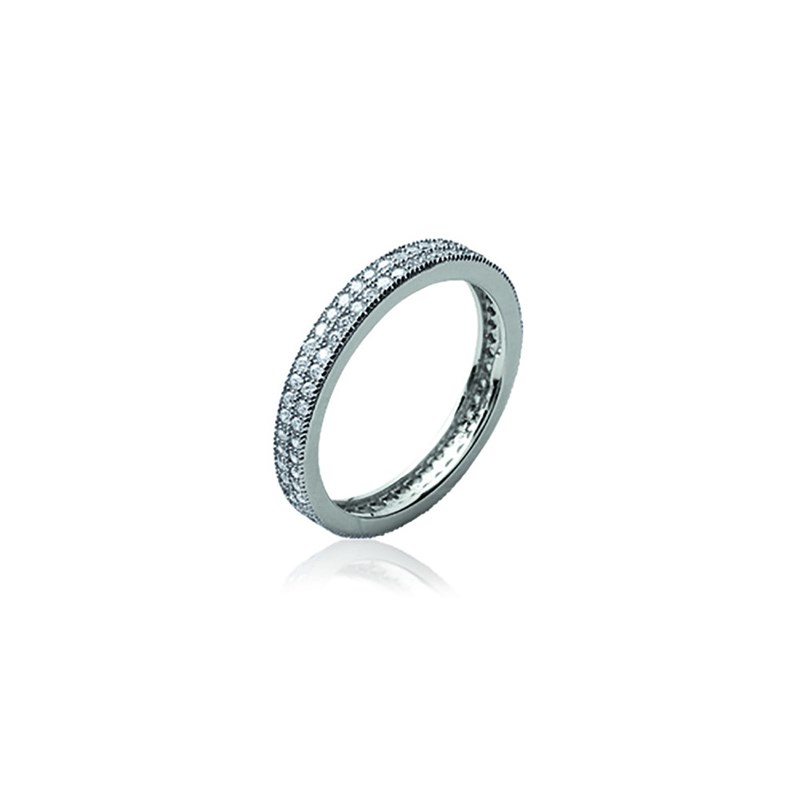 Bague Femme - Argent 925 - Oxyde de zirconium