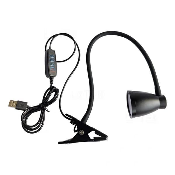 INF Leselampe / klipslampe med dimming 3000-6500K