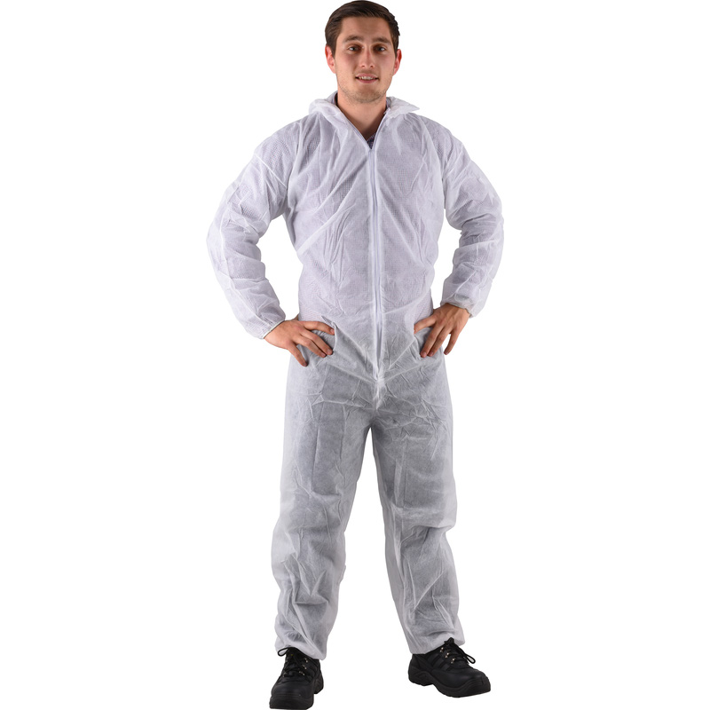 Portwest Wegwerpoverall 10 stuks L wit