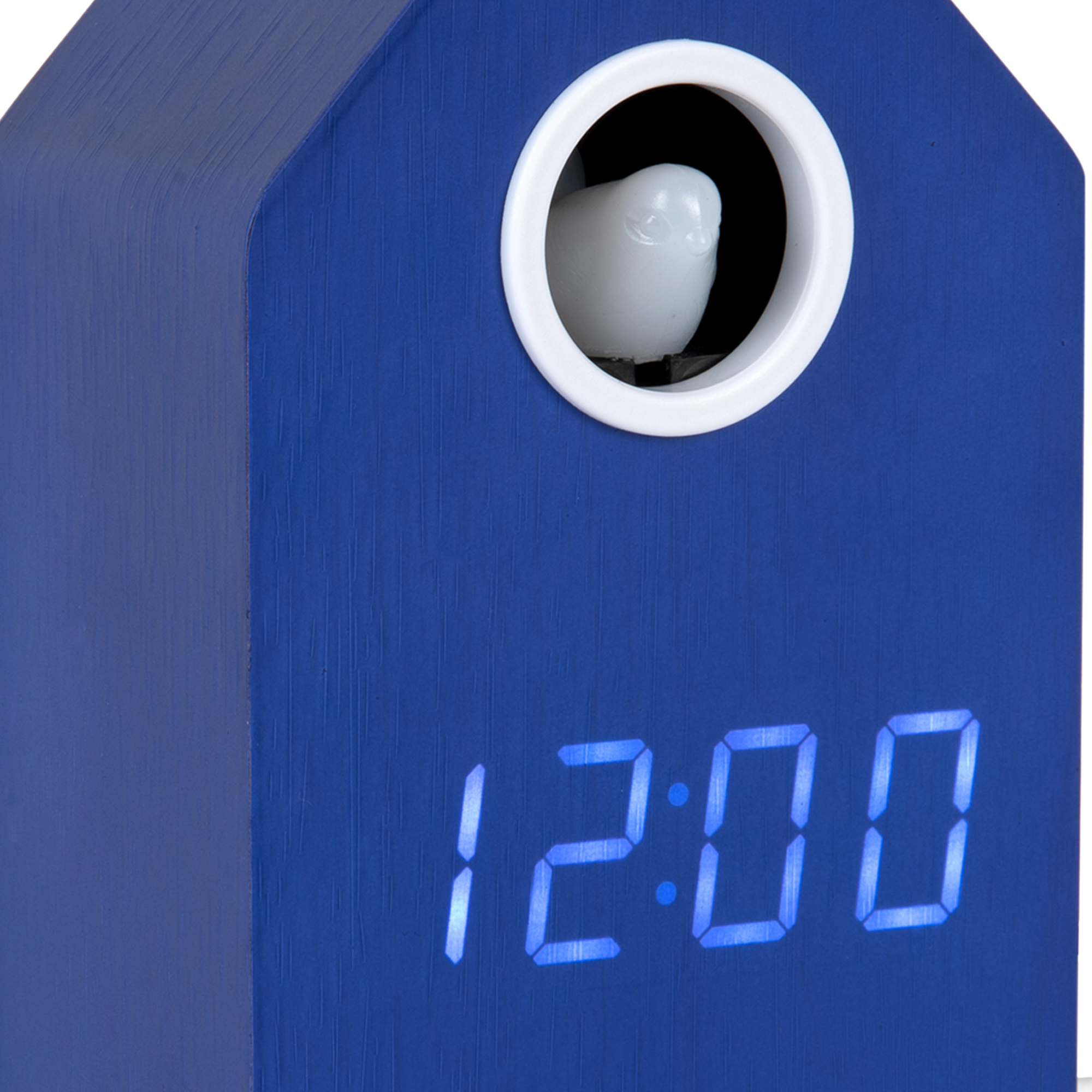 Wekker Koekoek LED Kobaltblauw