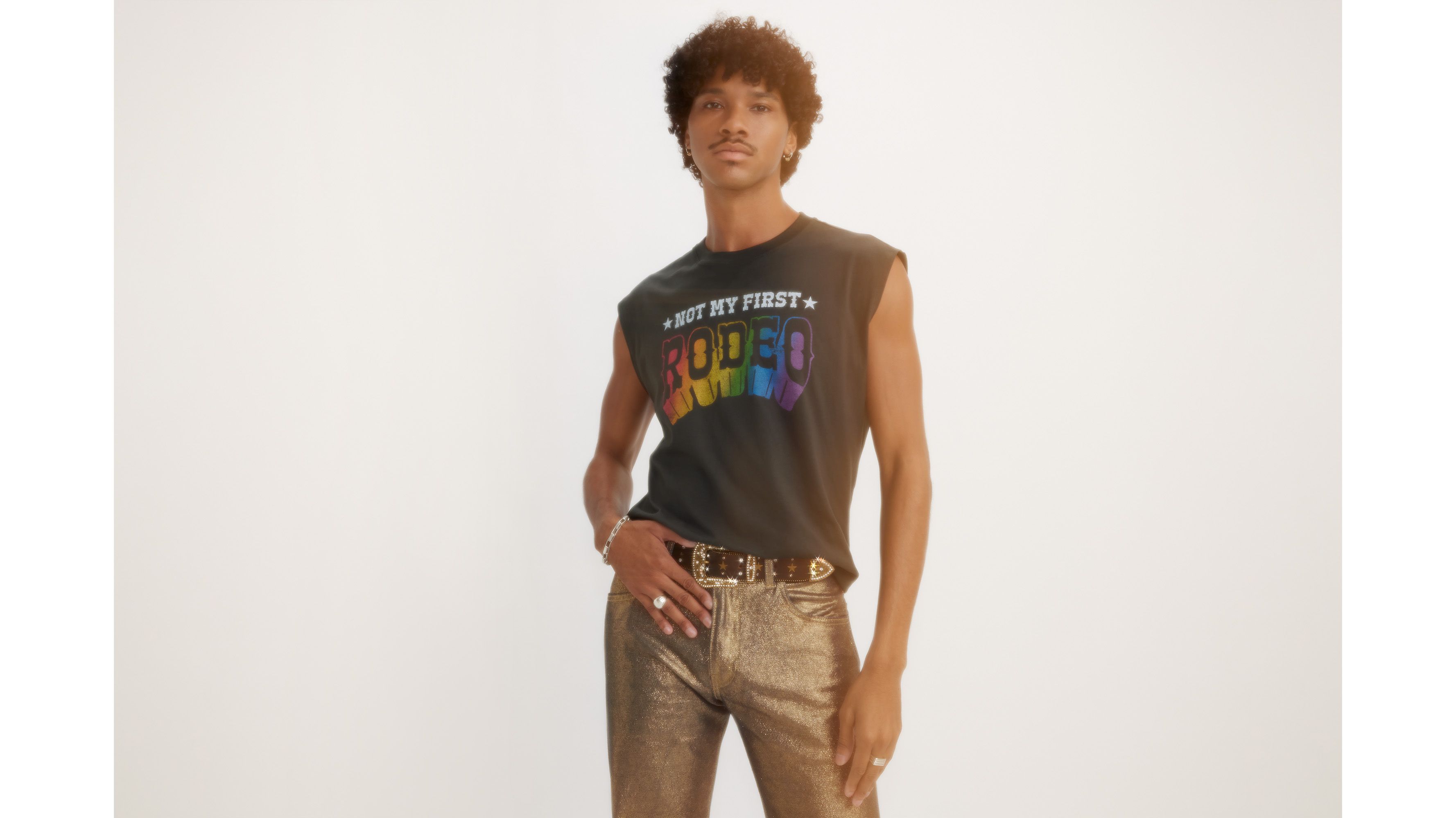 Levi's® Pride Débardeur crop Muscle - Pirate Black - Noir