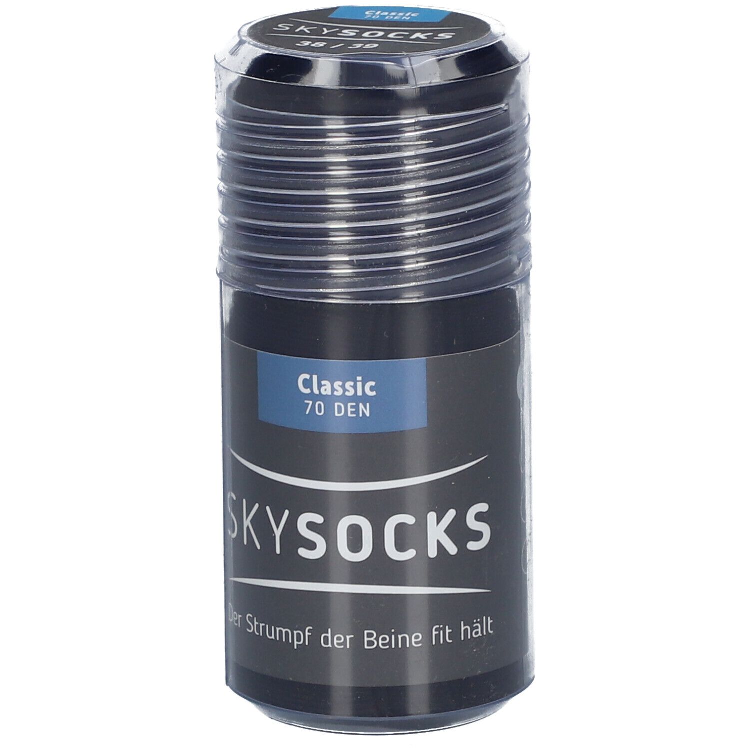 SKYSOCKS Classic 70den AD Gr. 38/39 Black