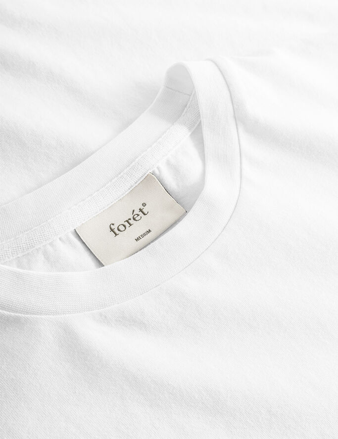 Forét AMBER T-SHIRT White/black
