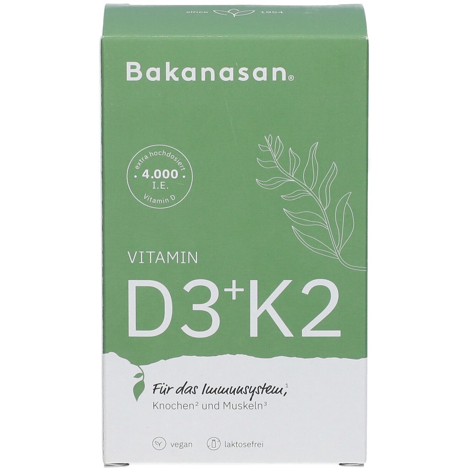 Bakanasan® Vitamin D3 + K2 4.000 I.E.