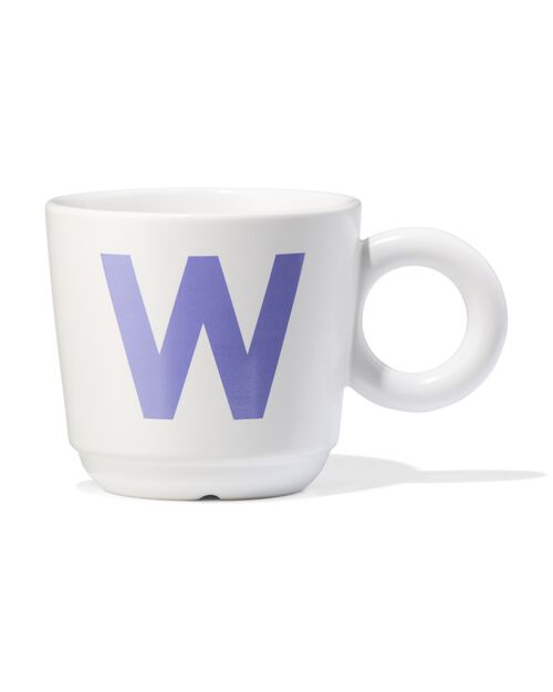 mug 280ml lettre W