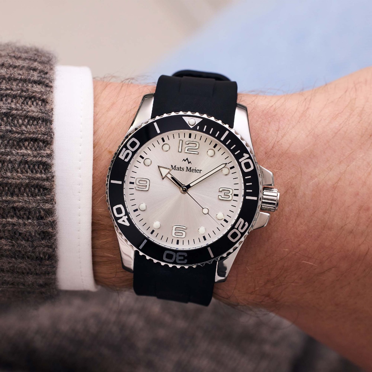 horloge Mats Meier Mats Meier Zwart