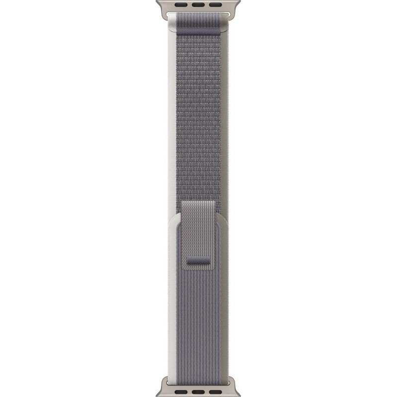 Apple MT5Y3ZM/A accessoire intelligent à porter sur soi Bande Vert, Gris Nylon, Polyester recyclé, Titane, Spandex