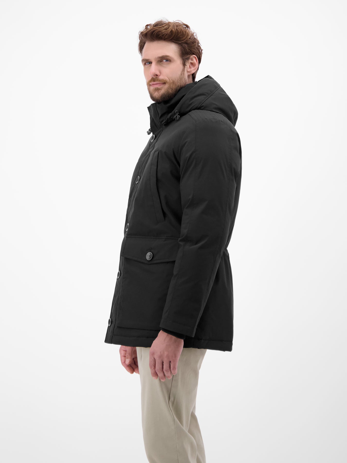 Herren Parka mit Kapuze