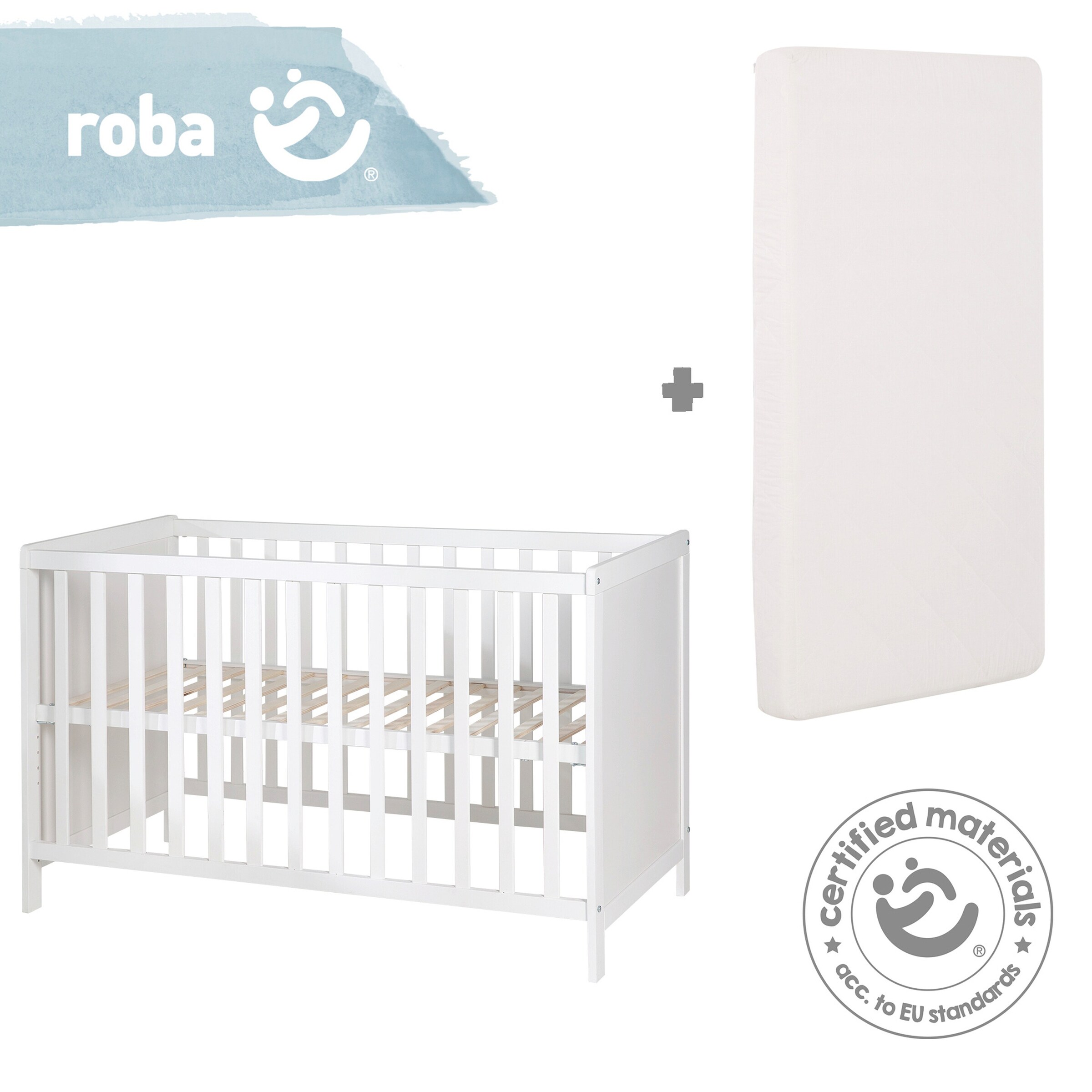 roba Beistellbett, 60 x 120 cm mit Matratze Universal