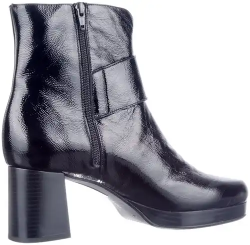 245502 PieSanto zwart lak - maat 45 enkellaars zwart lak - maat 45 Calandschoen