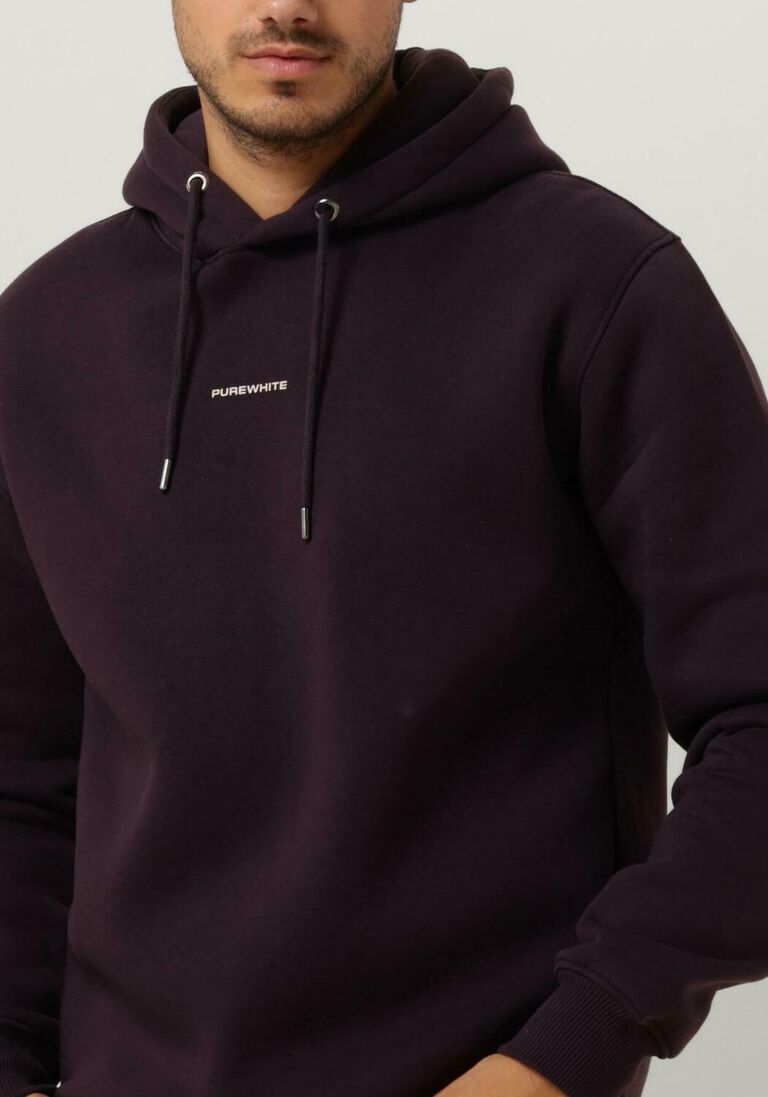 PUREWHITE paarse purewhite sweater seasonal logo hoodie