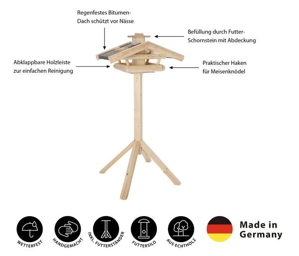 Dehner Natura Premium Futterhaus Watzmann,
