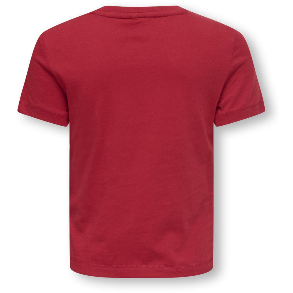 Køb Kids ONLY MINI Equestrian Red Varsity Kmgcandy Life S/S Reg Printed Tee Jrs