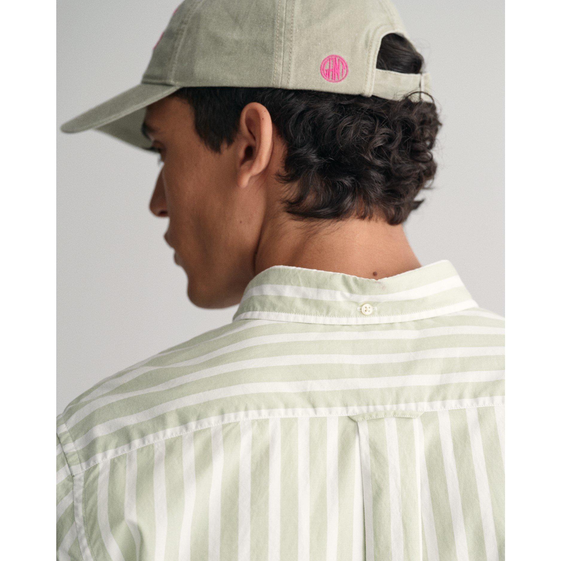 Gant REG WIDE POPLIN STRIPE SHIRT COLLEG