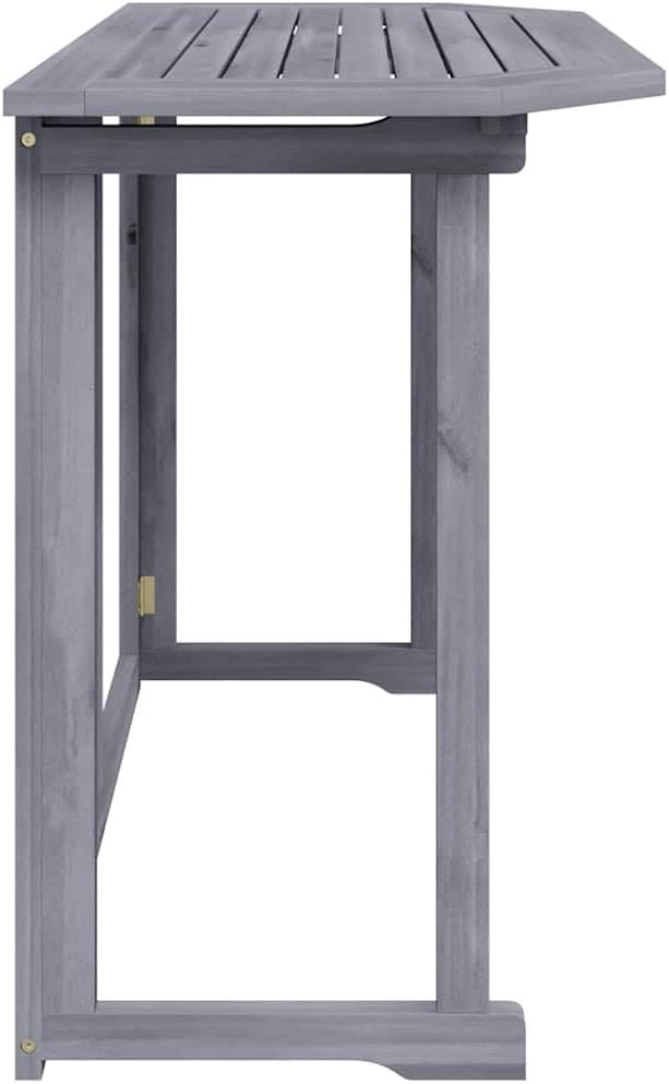 Balkontisch Klappbar 90x50x74 cm Massivholz Akazie Bartisch, Bistrotisch Bartheke für Hausbar, Wohnzimmer und Esszimme